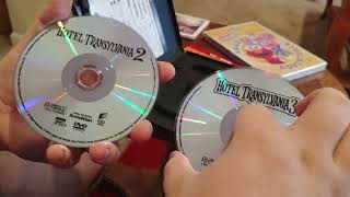 Hotel Transylvania 4Movie Collection DVD Unboxing Grandmas House Version [upl. by Egin]