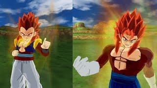 Gotenks SSJ4 Fusion VS Vegeto Super Saiyan 4 Fusion Dragon Ball Z Tenkaichi 3 Fusions Mods [upl. by Niassuh394]