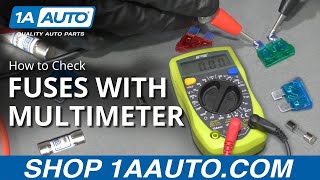 How to Check For Bad Fuses With A Multimeter [upl. by Karon]