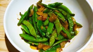 How to make beans fry recipe  beans fry  beans fry recipe  green beans recipe [upl. by Anivek]