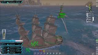 Atlas PVP  TPG  Ship Battles  Brigantine Vs Galleon  Atlas Gameplay [upl. by Gnihc697]