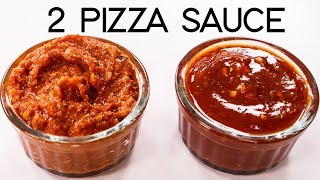 2 Types of Pizza Sauce Recipe in Easy Indian Style  CookingShooking [upl. by Aihsiek132]