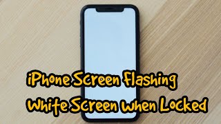 How to Fix iPhone 15 Pro Max Screen Flashing White Screen when LockedUnlocked [upl. by Airoled878]