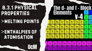 12th std  d and f block  melting points  enthalpies of atomisation  cbse  tamil [upl. by Collen]