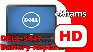 DELL Inspiron 5447 Battery Replacement [upl. by Adnical853]