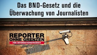 LIVE Pressekonferenz Das BNDGesetz und die Überwachung von Journalisten [upl. by Allehcim538]