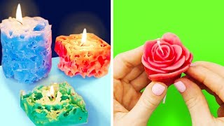 17 CHEAP WAYS TO MAKE YOUR OWN CANDLES [upl. by Platus]