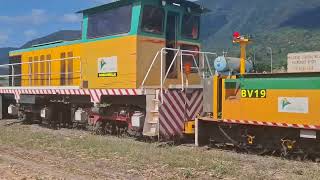 Gordonvale attaching brake van in Redlynch [upl. by Bilac]