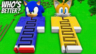 I found a SONIC TAILS vs SONIC MAZE in Minecraft  Whos BETTER SONIC MILES vs SONIC TAPES [upl. by Halludba]