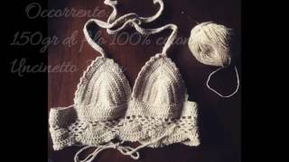 CANOTTA ALLUNCINETTO come fare passo passo 4  Crop top crochet [upl. by Gordon820]