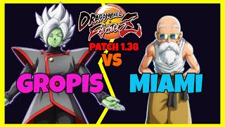 DBFZ  GROPIS vs MIAMI gameplays Super Baby 2 Zamasu Frieza vs Master Roshi Janemba Majin Buu [upl. by Aphrodite339]