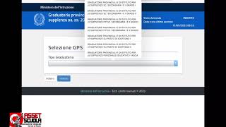 Tutorial domande Graduatorie Docenti GPS 2022 [upl. by Tamah851]