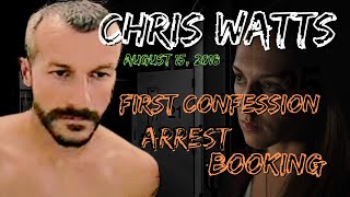 Chris Watts First Confession  Arrest  Photos  Booking Into Weld County Jail Aug1516 2018 [upl. by Wojcik]