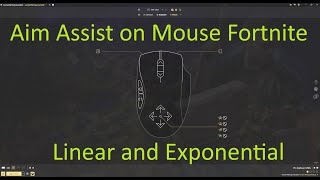 How to get AIM ASSIST on KEYBOARD amp MOUSE in Fortnite linear amp exponential configs Two configs [upl. by Yasmin]