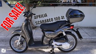 SOLD  APRILIA SCARABEO 100 4t  ΠΟΥΛΑΩ ΤΟ SCOOTER MOY [upl. by Simonetta]