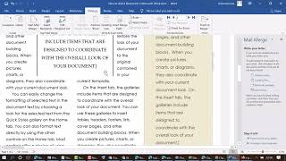 Mail Merge  Mastering Microsoft Word   Part 7 [upl. by Ianej827]