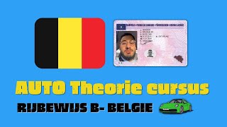 Theorie rijbewijs B  België cursus🚗🇧🇪 [upl. by Yebba401]