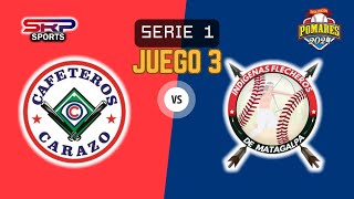 Cafeteros de Carazo vs Indígenas de Matagalpa  Juego 3 EN VIVO Pomares2024 [upl. by Anayad]