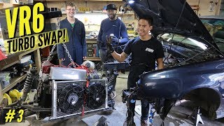 VLOG MK3 VW VR6 Turbo Swap 3  Donor Car Engine Pull [upl. by England]