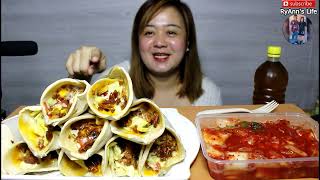 10pcs Shawarma Challenge Mukbang [upl. by Strander]