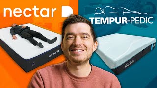 Nectar vs TempurPedic Review Which Memory Foam Mattress Is Better [upl. by Hagar]