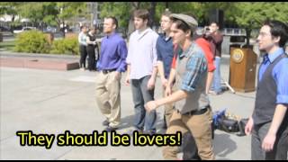 Elephant Love Medley Flashmob Proposal at Love Park [upl. by Eerej]