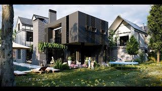 Lumion Cinematic Animation  Luxury Villas Walkthrough Showreel [upl. by Tobin]