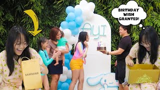 ATE AYIS 12TH BIRTHDAY PARTY  SOBRANG NASURPRISE SIYA SA REGALO NAMIN  AustriaFamilyVlogs [upl. by Tacy]