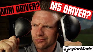 TAYLORMADE ORIGINAL ONE MINI DRIVER vs TAYLORMADE M5 DRIVER [upl. by Iliak]