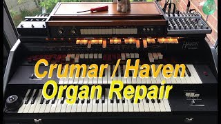 Crumar Haven vintage Organ Fix repair [upl. by Devlin]