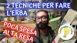 Tecniche per fare lerba nel presepe [upl. by Krid]