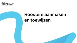 Roosters aanmaken en toewijzen  Personio [upl. by Ahsinej]