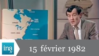 20h Antenne 2 du 15 février 1982  Naufrage dune plateforme pétrolière  Archive INA [upl. by Rebhun]