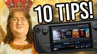 10 Steam Deck Tips To Get The BEST Experience For Beginners and Advanced Users [upl. by Akined108]