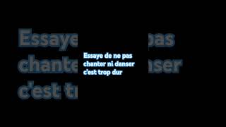 essaye de ne pas chanter ni danser [upl. by Toth458]