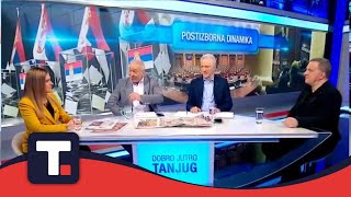 Ko su gubitnici izbora  Milica Đurđević Stamenkovski i Dejan Vuk Stanković • DOBRO JUTRO TANJUG [upl. by Zeculon]