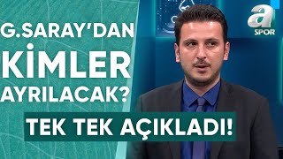 Galatasarayda Gelecek Sezon Kimler Kalacak Kimler Ayrılacak Emre Kaplan Tek Tek Açıkladı [upl. by Kieran]