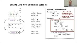 Liveness Analysis and Interference Graphs [upl. by Annairda]