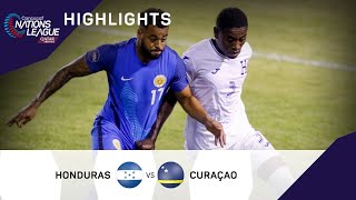 Concacaf Nations League 2022 Highlights  Honduras vs Curaçao [upl. by Chad325]