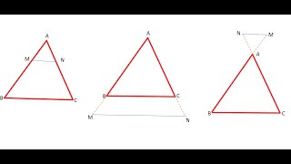 Teorema fundamentala a asemanarii Asemanarea triunghiurilor [upl. by Hamlet]