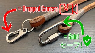 Upgrade HeavyDuty QuickRelease System for Gordy’s Leather amp Other Camera Neck Straps 4K ASMR [upl. by Anirec]