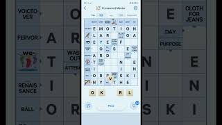 CROSSWORD MASTER GAME ENHANCE KNOWLEDGE FOR ENGLISH WORD SYNONYMS AND VOCABULARIES😊NICE GAME [upl. by Alaek]