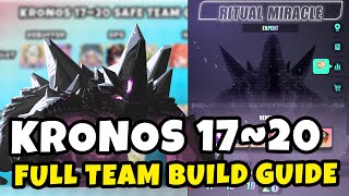 KRONOS 1720 EXPERT MODE FULL TEAM BUILDING GUIDE  RITUAL MIRACLE  DISLYTE [upl. by Sualakcin]