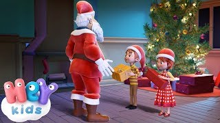 Père Noël chanson 🎅 Chants de Noël pour les maternelles  HeyKids [upl. by Yennor664]