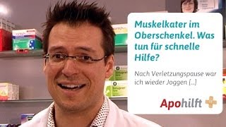 Schnelle Hilfe bei Muskelkater im Oberschenkel nach dem Joggen [upl. by Loos]