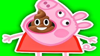 PEPPA PIG LOVES POOP [upl. by Ecinrev]