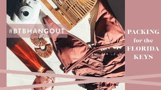 Packing for the Florida Keys  Outfit Try On  BTBHangout [upl. by Macri]