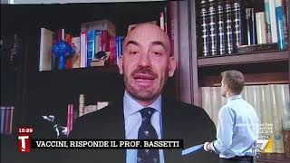 Vaccino antiCovid il prof Bassetti quotEcco quali sono le reazioni avverse più comuniquot [upl. by Nivrae]