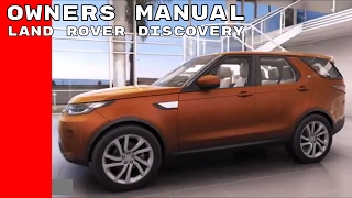 2017 Land Rover Discovery Owners Manual [upl. by Nosae]