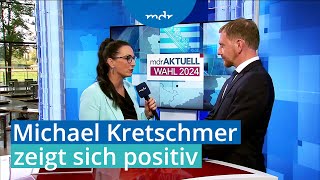 Michael Kretschmer Wahl zeigt breite Unterstützung für sächsische CDU  MDR SACHSENSPIEGEL  MDR [upl. by Jerrilee]